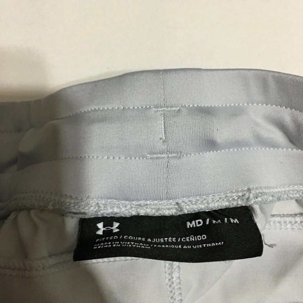 Under Armour Mens Unstoppable Joggers Medium Gray Camo Athletic Fitted Tapered